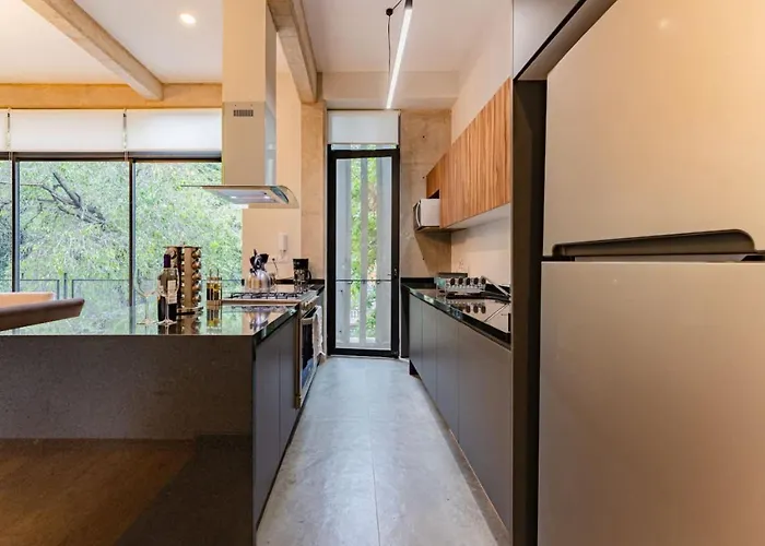 Stylish Haven W/ Balcony Steps To Jazz Bar & Cafes México DF
