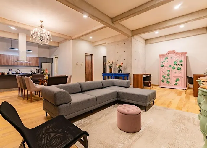 Сasa de vacaciones Stylish Haven W/ Balcony Steps To Jazz Bar & Cafes México DF